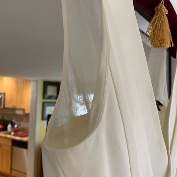 Rachel Roy tailored spring cocktail dress in white - Picture 5 of 7